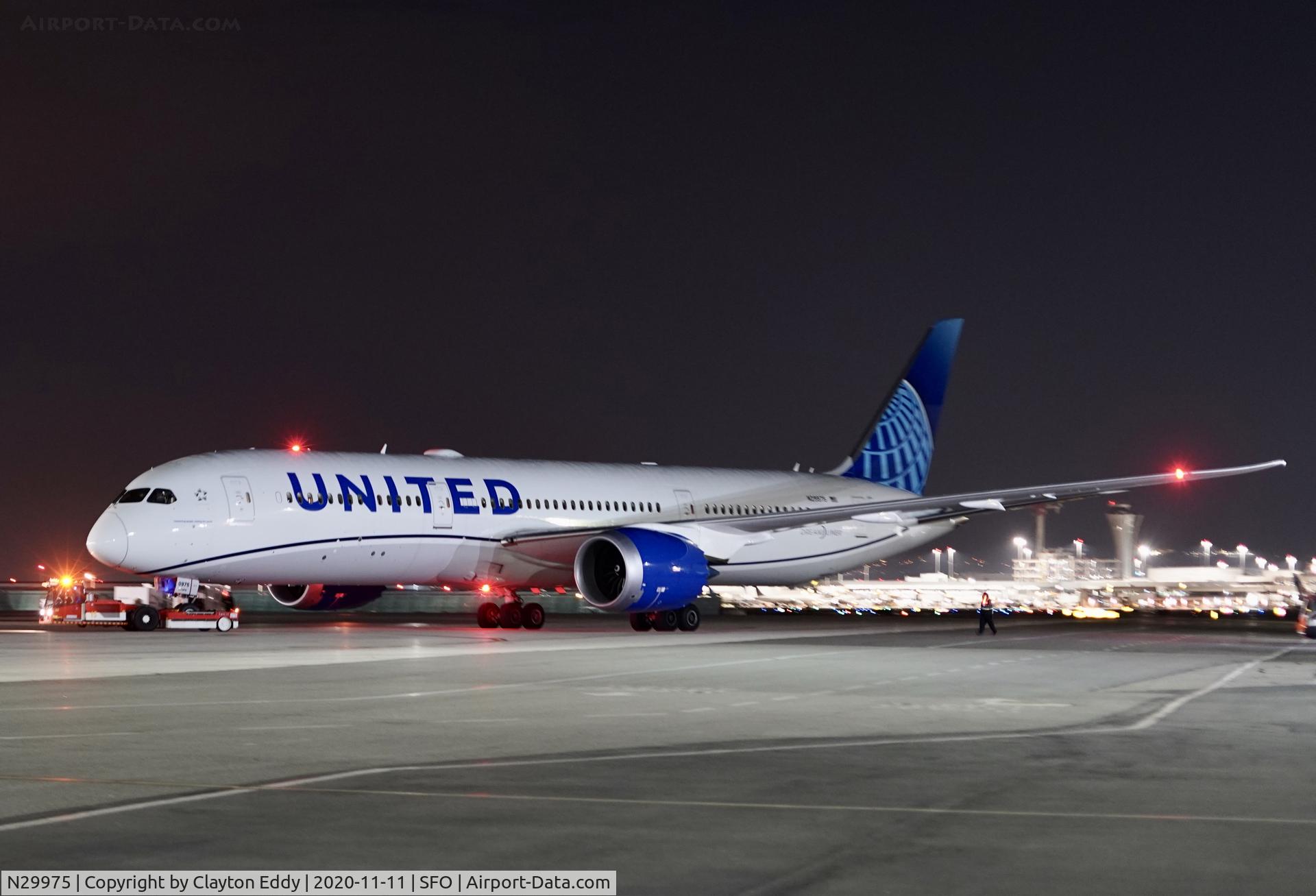 N29975, 2020 Boeing 787-9 Dreamliner C/N 66134, SFO 2020.