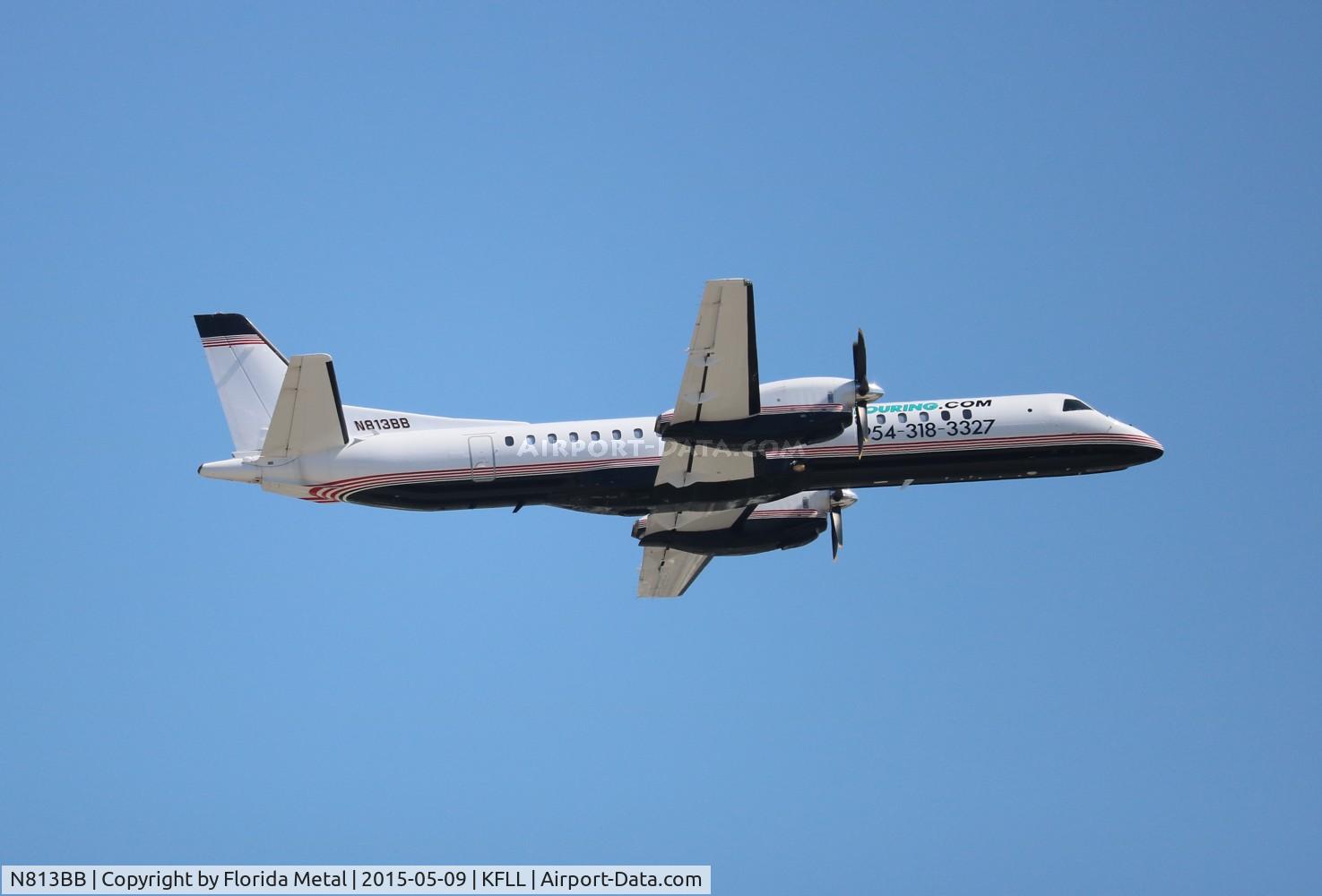 N813BB, 1997 Saab 2000 C/N 2000-044, FLL spotting 2015