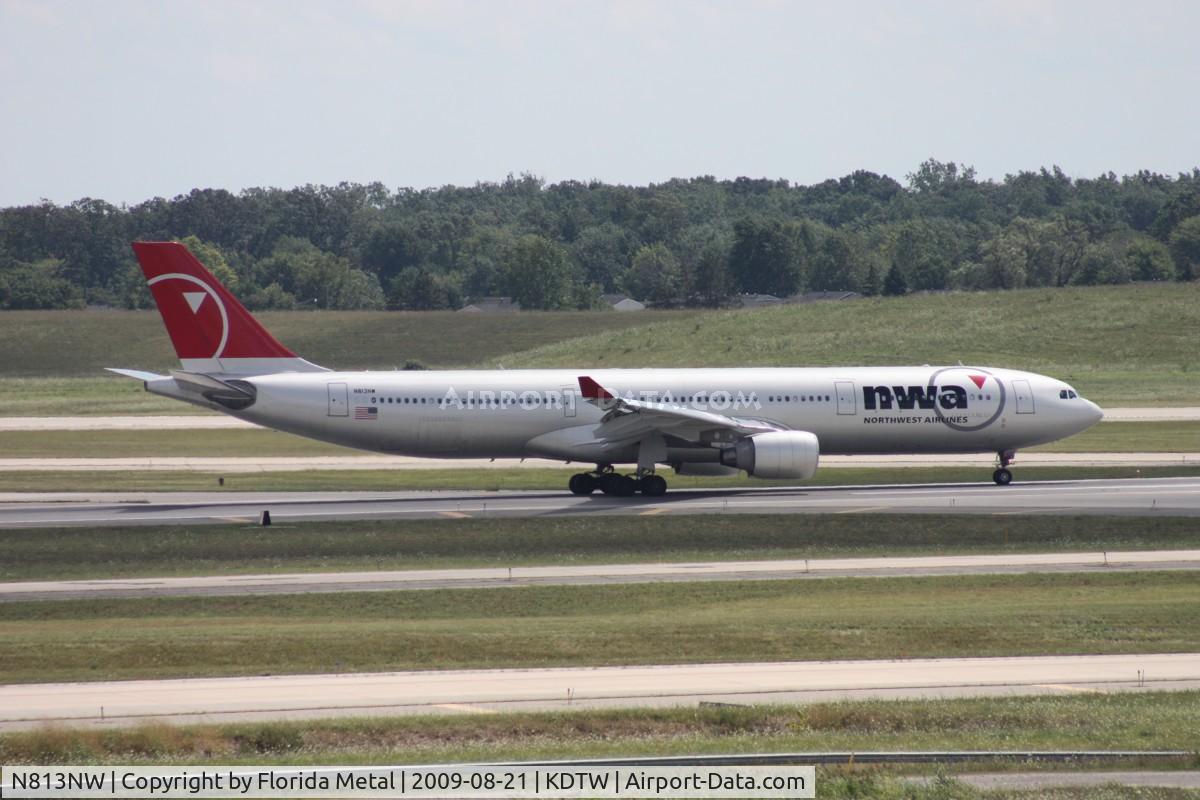 N813NW, 2006 Airbus A33-323X C/N 799, DTW spotting 2009