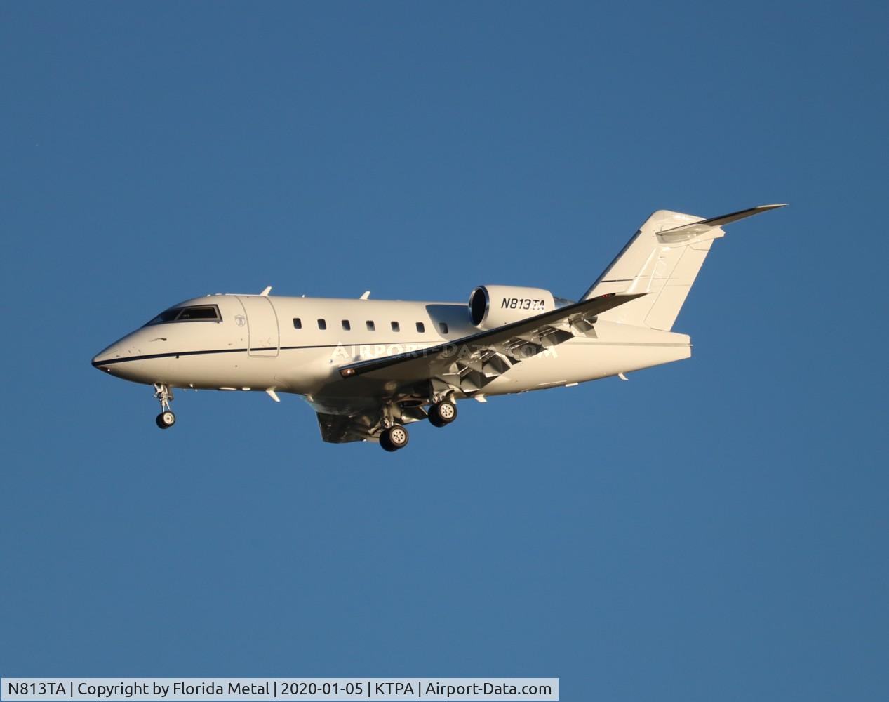 N813TA, 1983 Bombardier Challenger 601 (CL-600-2A12) C/N 3016, TPA spotting 2020