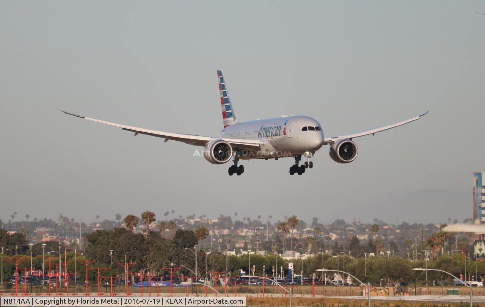 N814AA, 2016 Boeing 787-8 Dreamliner C/N 40632, LAX spotting 2016