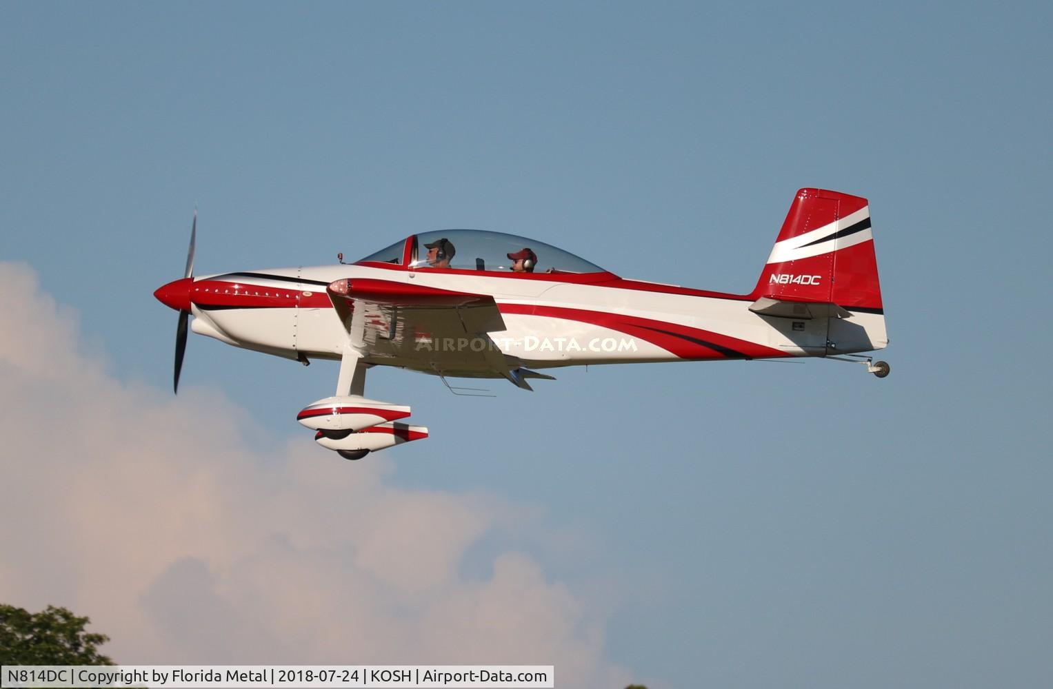 N814DC, 2012 Vans RV-8 C/N 80415, EAA OSH 2018