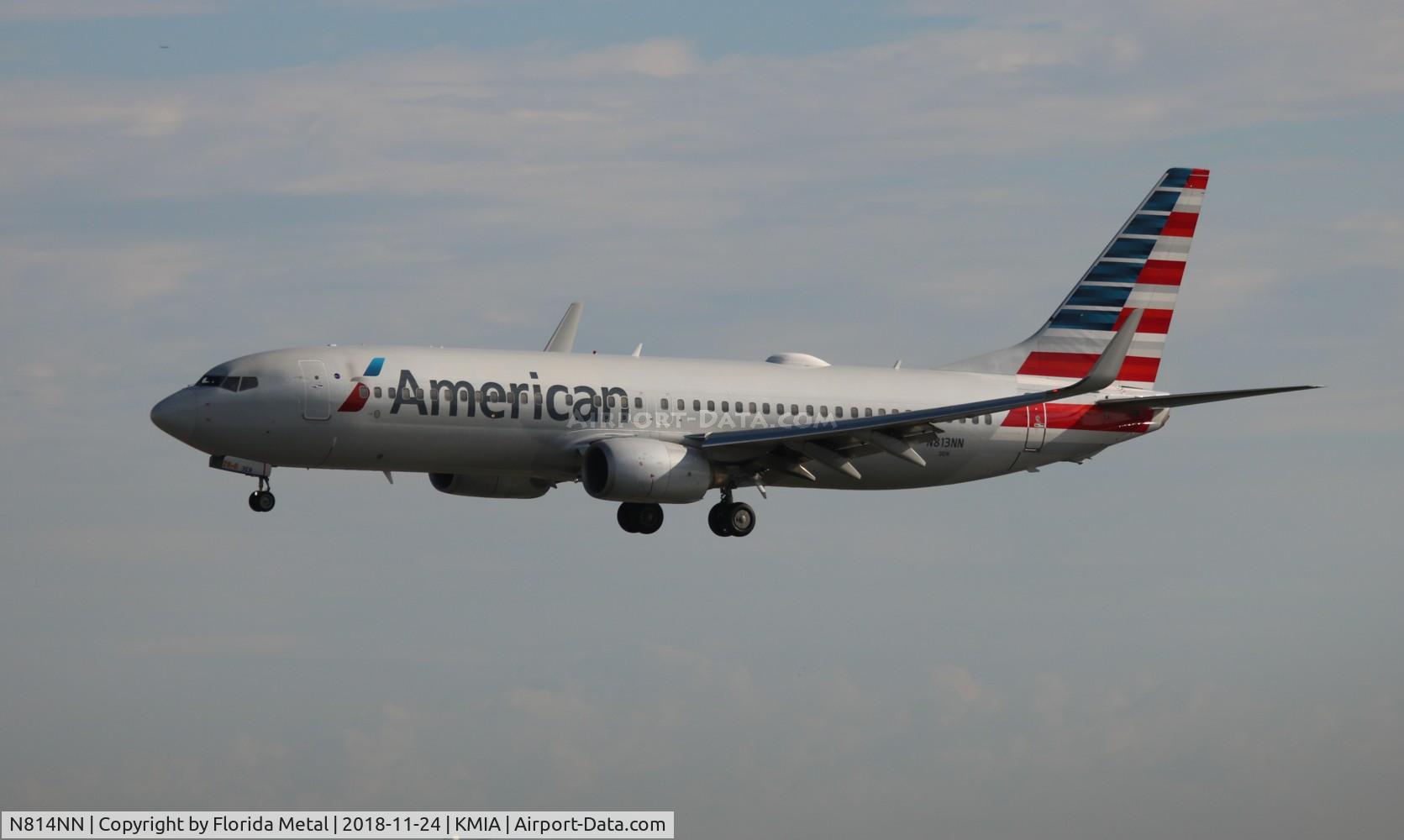 N814NN, 2009 Boeing 737-823 C/N 29562, MIA spotting 2018