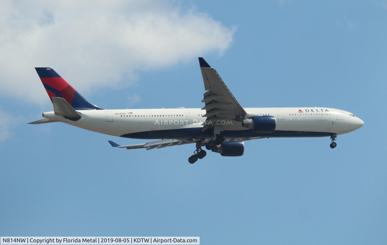 N814NW, 2006 Airbus A330-323 C/N 806, DTW spotting 2019