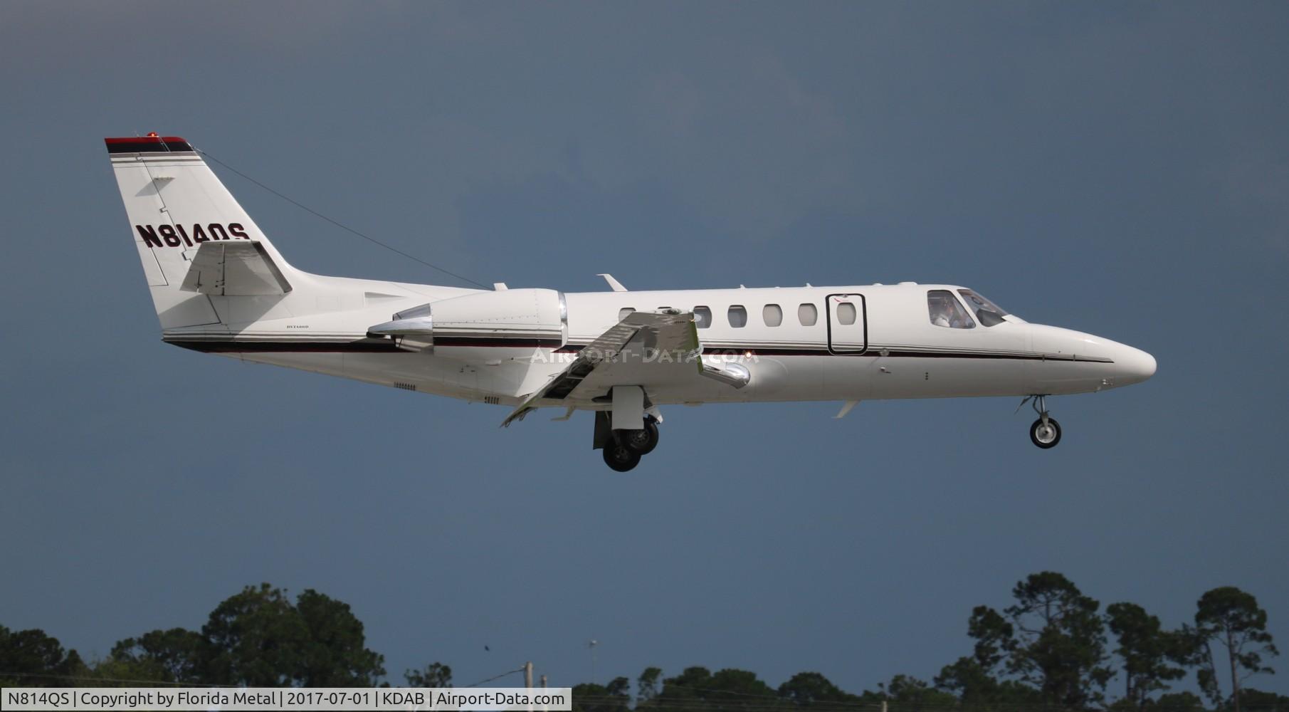 N814QS, 2007 Cessna 560 C/N 560-0776, DAB spotting 2017