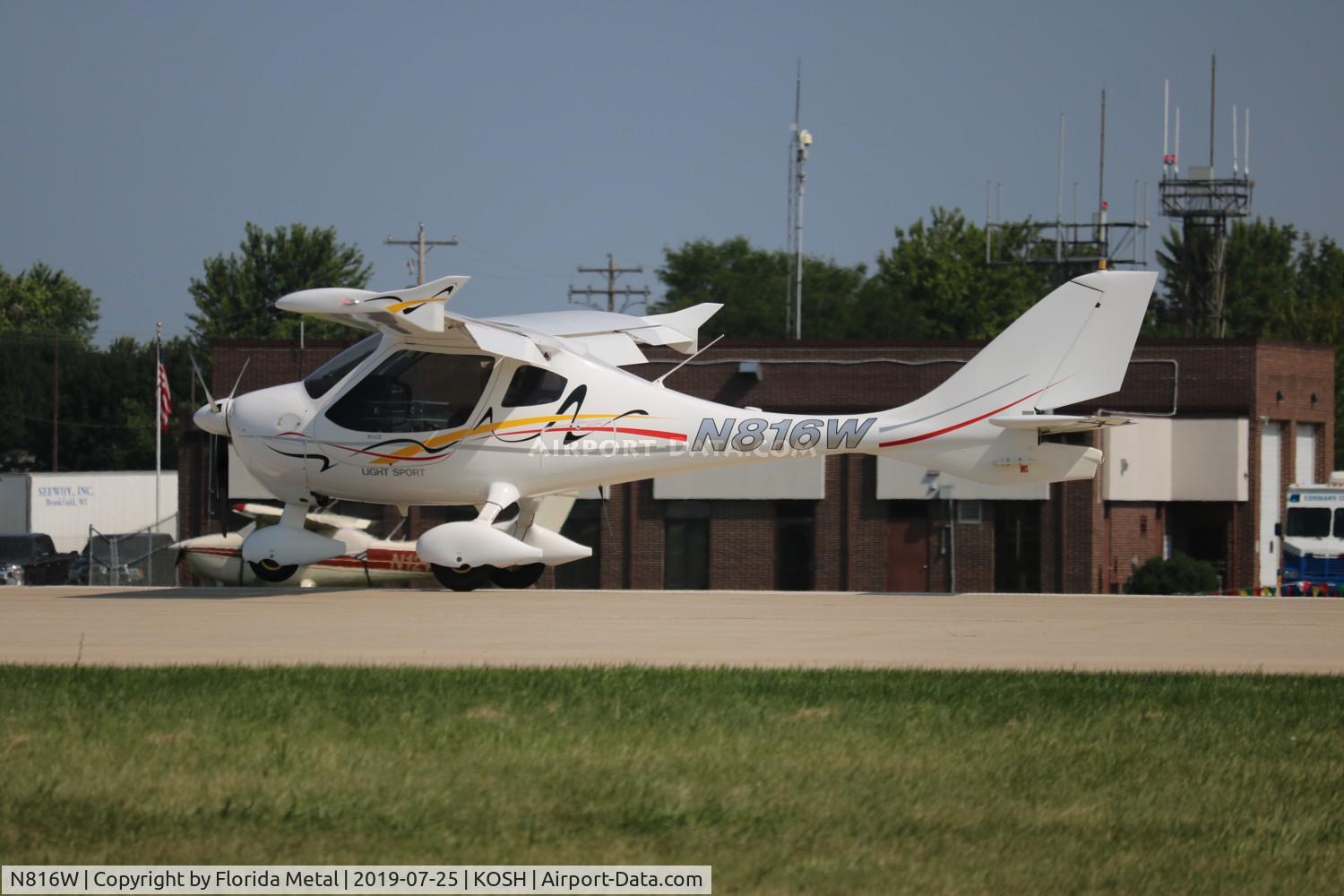 N816W, Flight Design CTLS C/N F-08-07-08, EAA OSH 2019