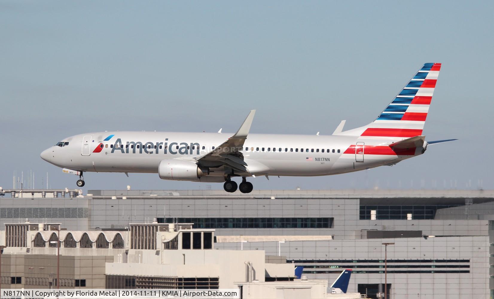 N817NN, 2009 Boeing 737-823 C/N 29558, MIA spotting 2014
