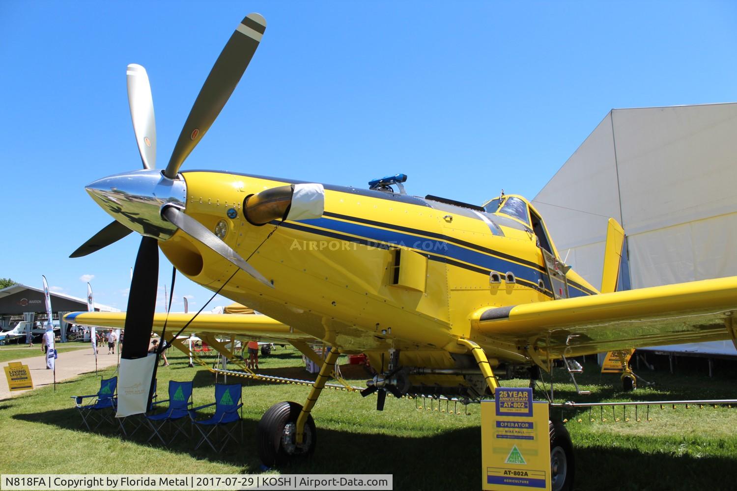 N818FA, 2017 Air Tractor AT-802A C/N 802A-0710, EAA OSH 2017