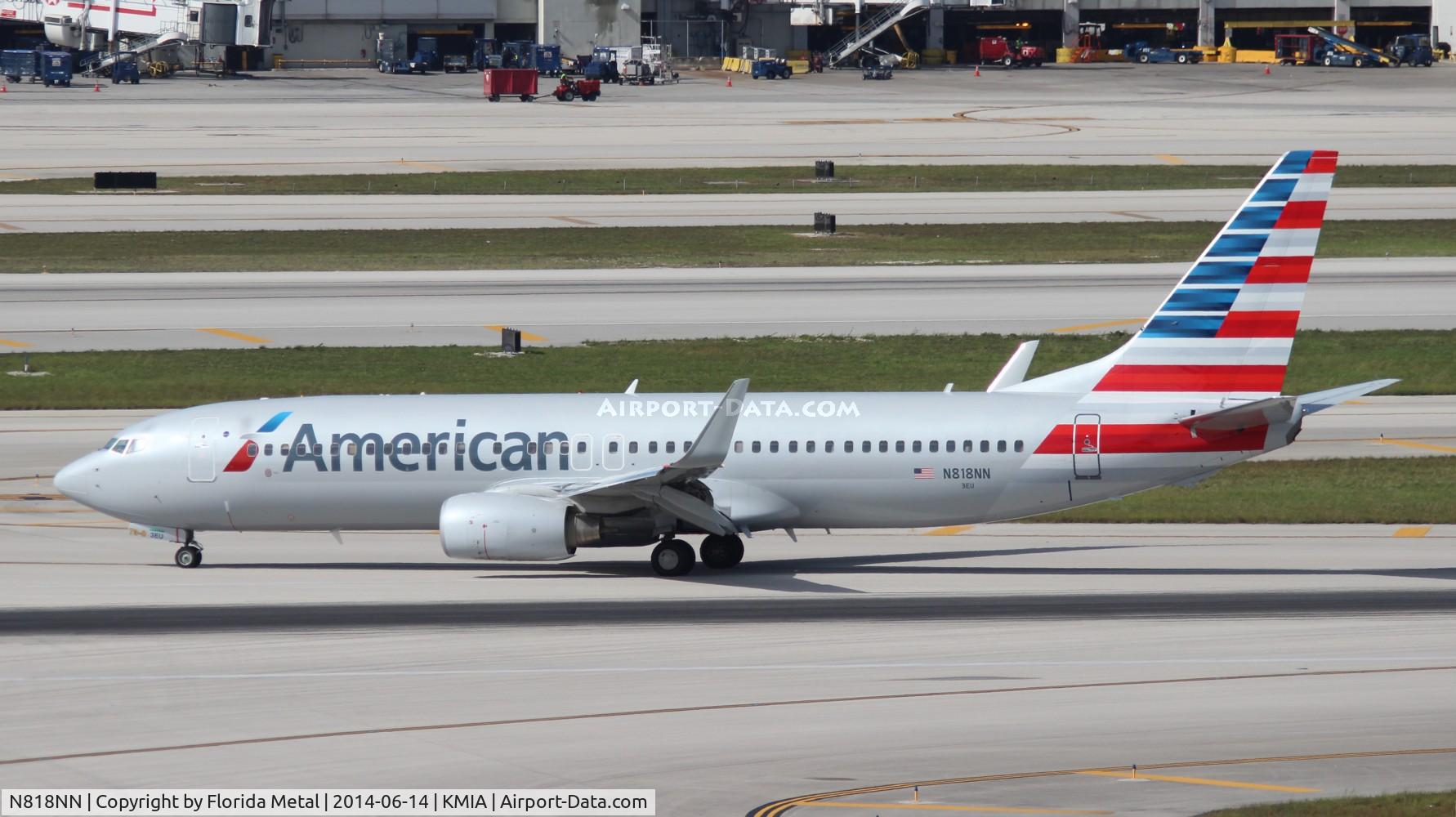 N818NN, 2009 Boeing 737-823 C/N 30910, MIA spotting 2014