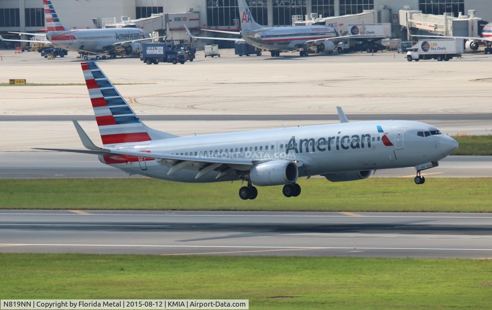 N819NN, 2009 Boeing 737-823 C/N 31083, MIA spotting 2015