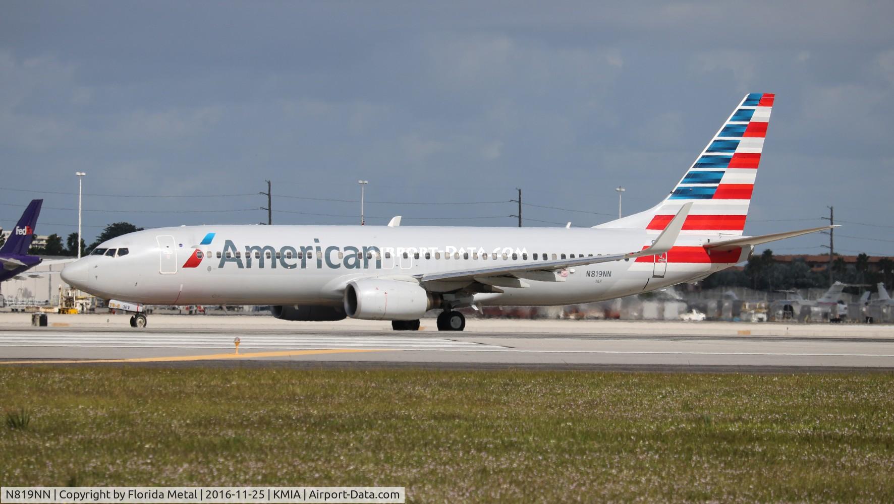 N819NN, 2009 Boeing 737-823 C/N 31083, MIA spotting 2016