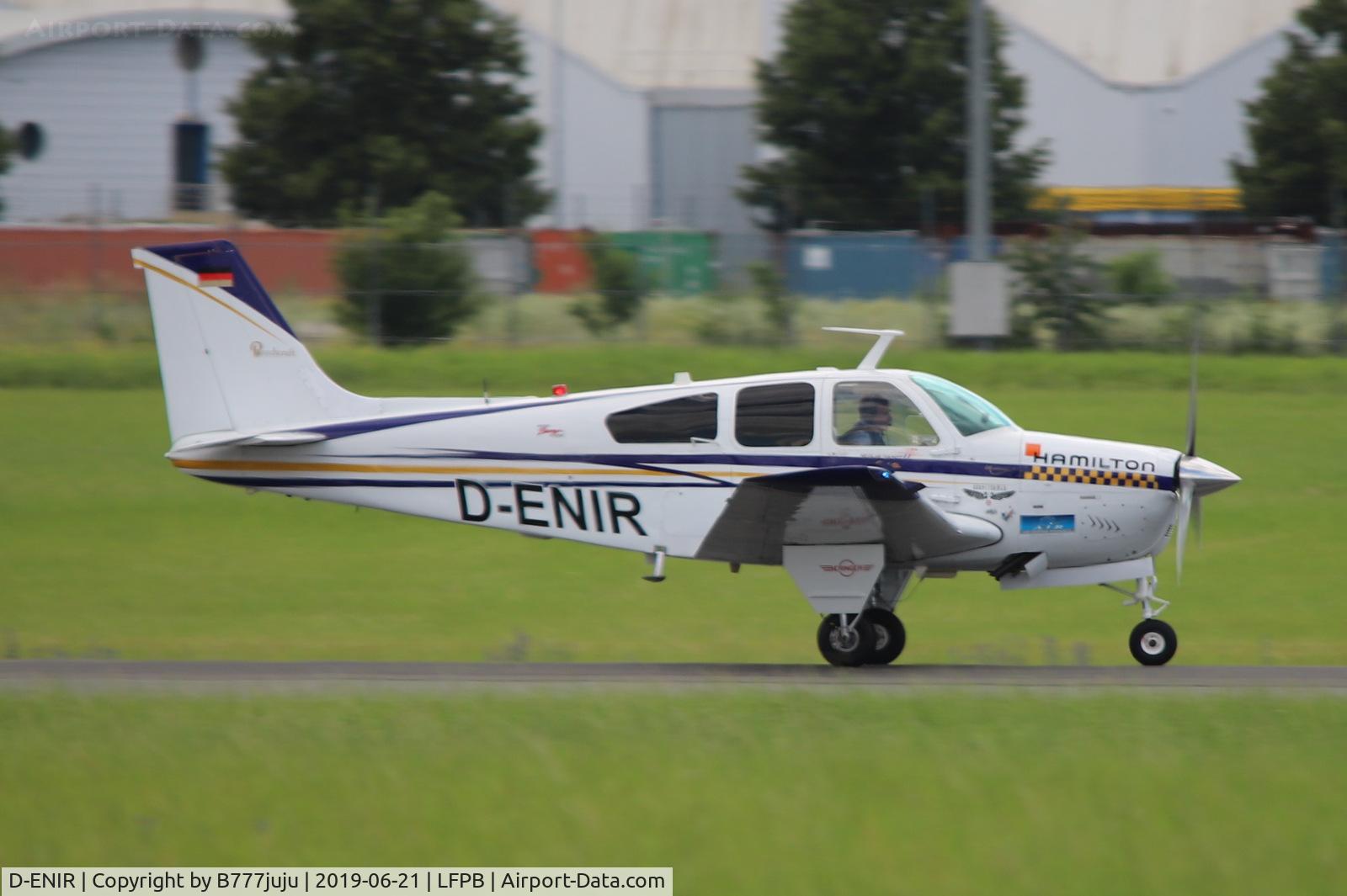 D-ENIR, 1970 Beech F33C Bonanza C/N CJ-27, on display at SIAE 2019