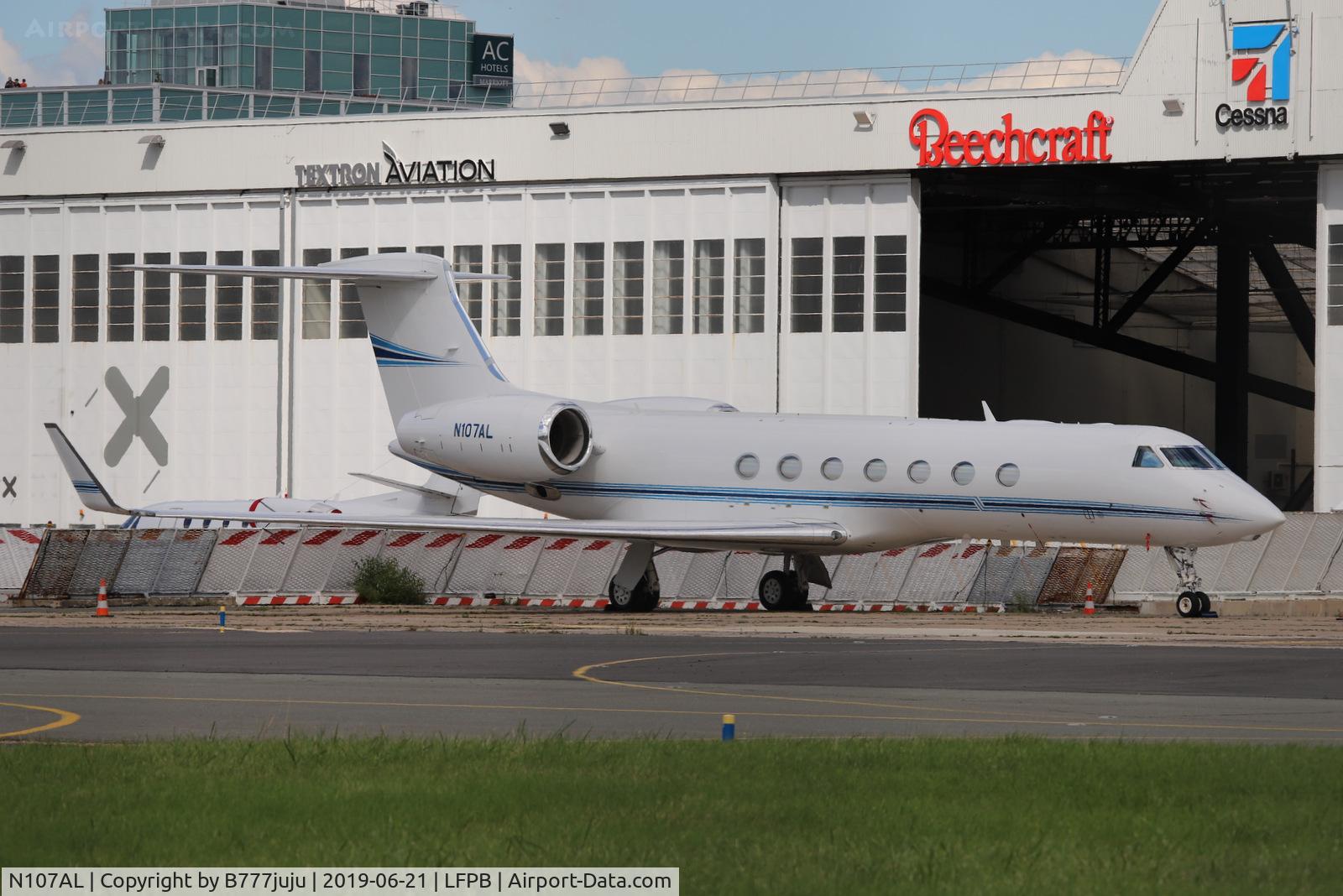N107AL, 2013 Gulfstream V-SP G550 C/N 5395, at Le-Bourget