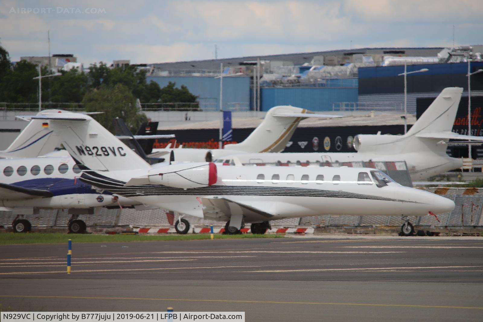 N929VC, 2007 Cessna 525A CitationJet CJ2+ C/N 525A0353, at Le-Bourget