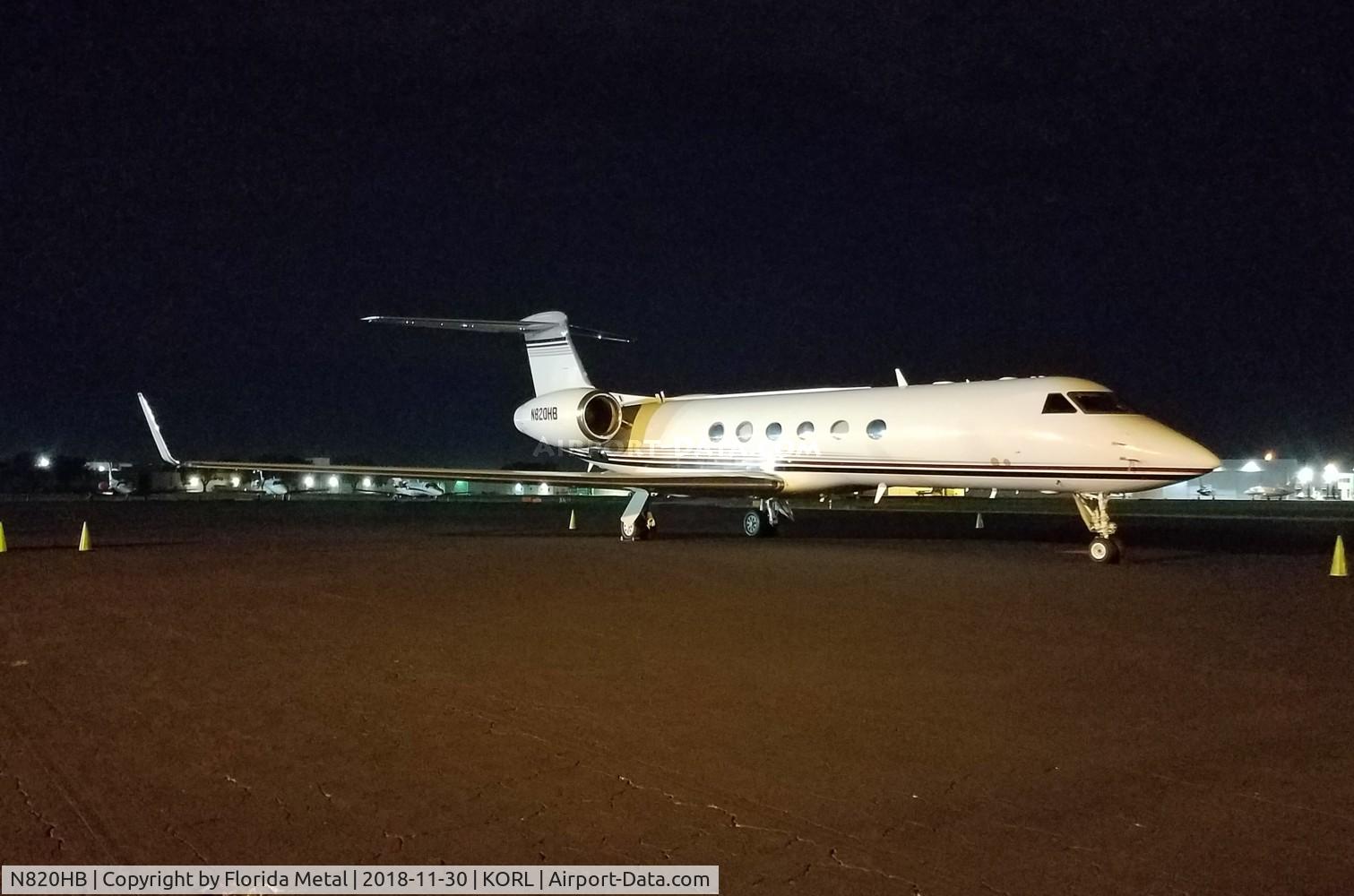 N820HB, 1999 Gulfstream G-V C/N 570, ORL spotting 2018