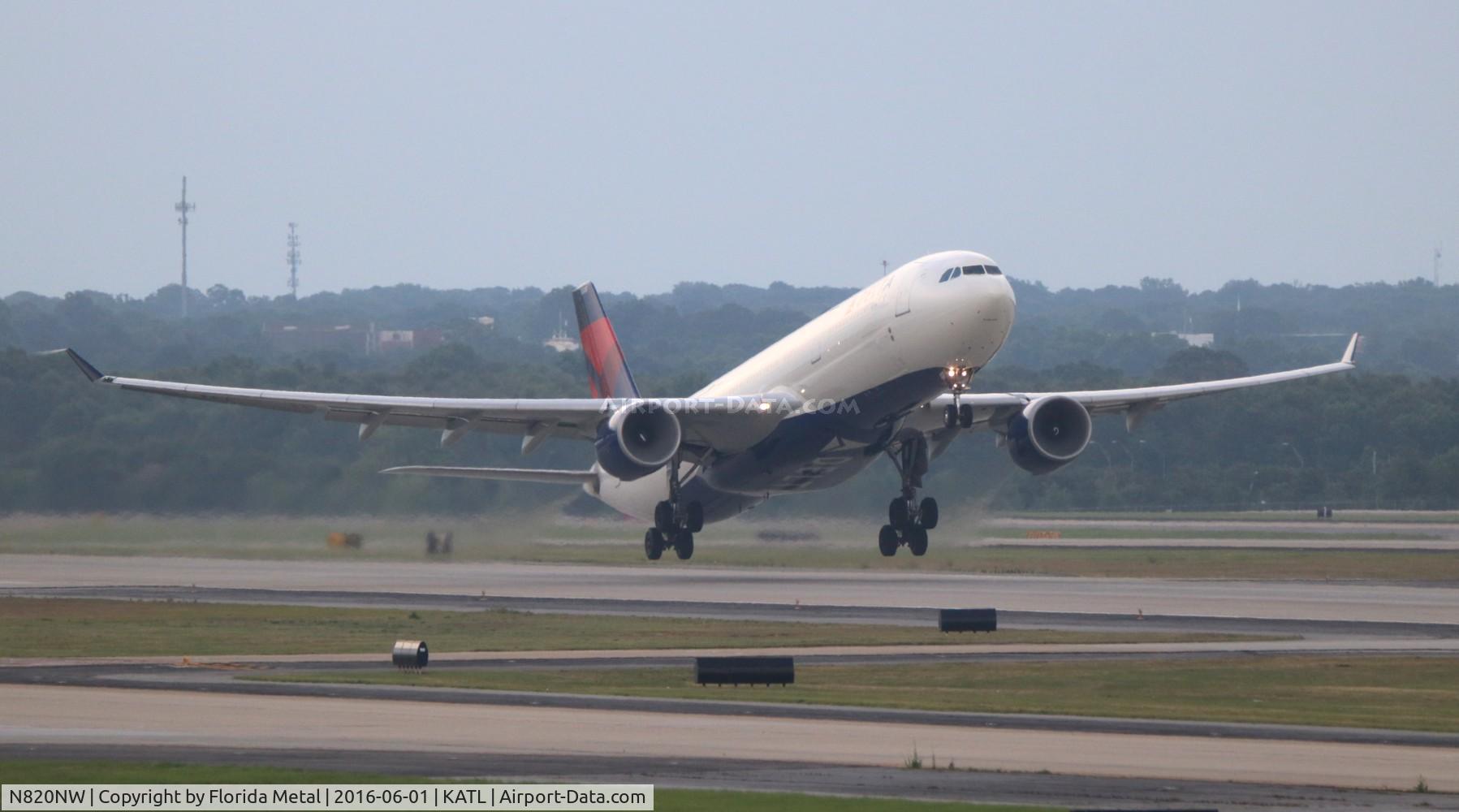 N820NW, 2007 Airbus A330-323 C/N 0859, ATL spotting 2016
