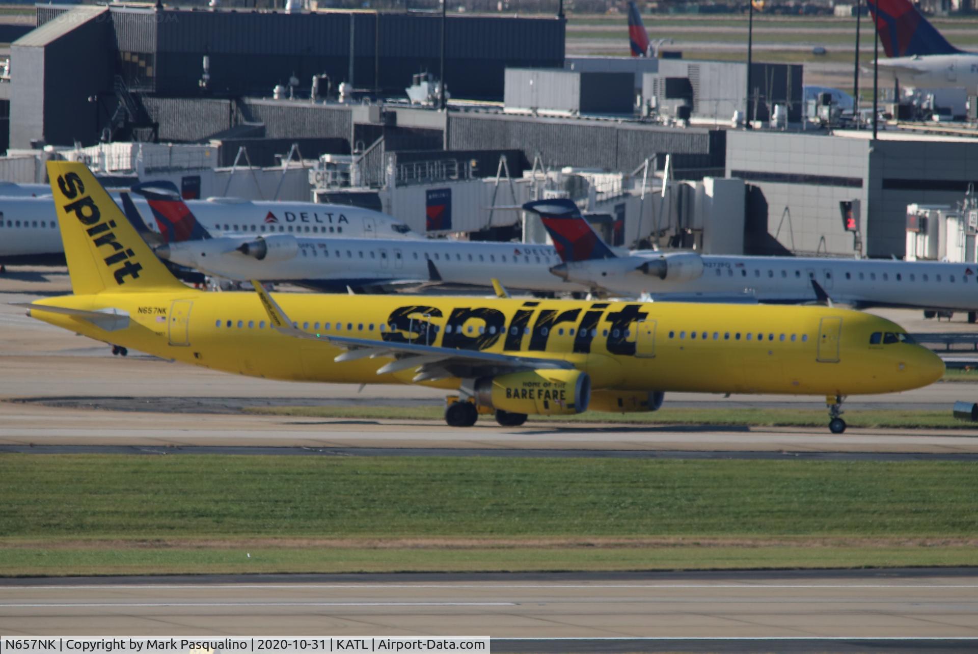 N657NK, 2015 Airbus A321-231 C/N 6672, Airbus A321-231