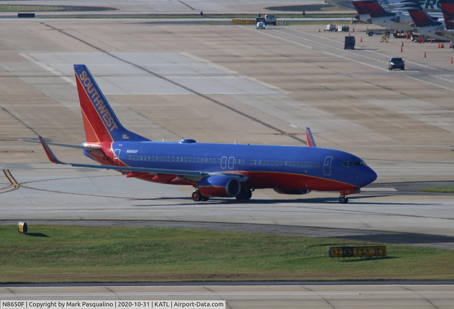 N8650F, 2014 Boeing 737-8H4 C/N 36909, Boeing 737-8H4