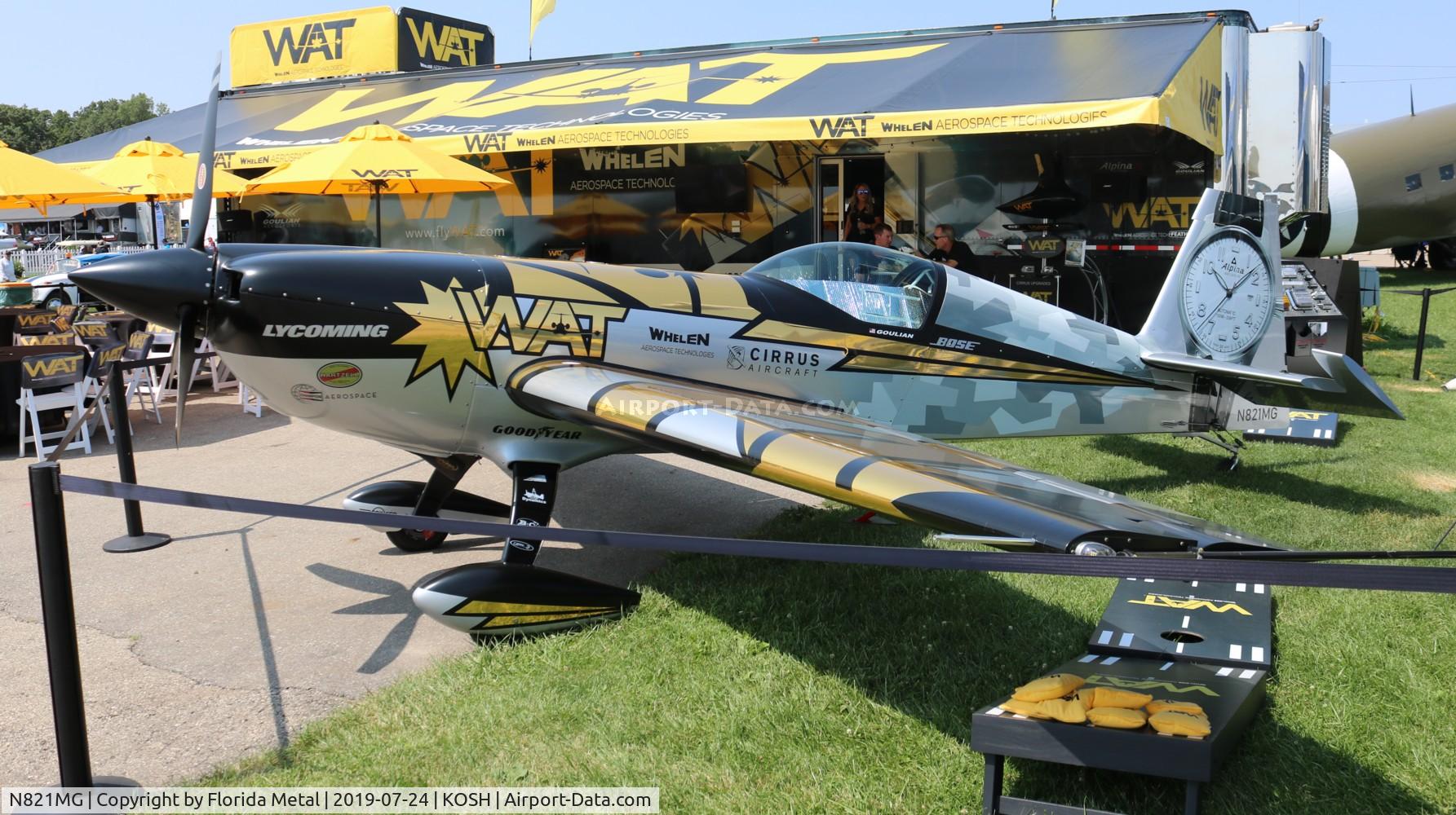 N821MG, 2009 Extra EA-300SC C/N SC010, EAA OSH 2019