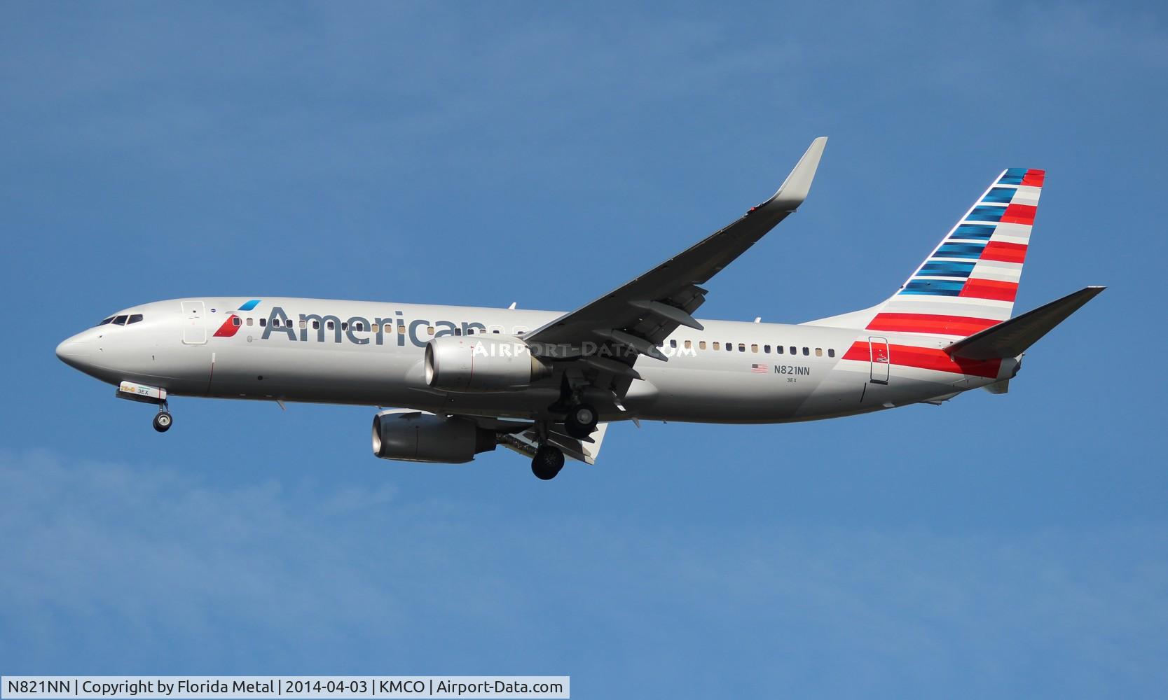 N821NN, 2009 Boeing 737-823 C/N 30912, MCO spotting 2014