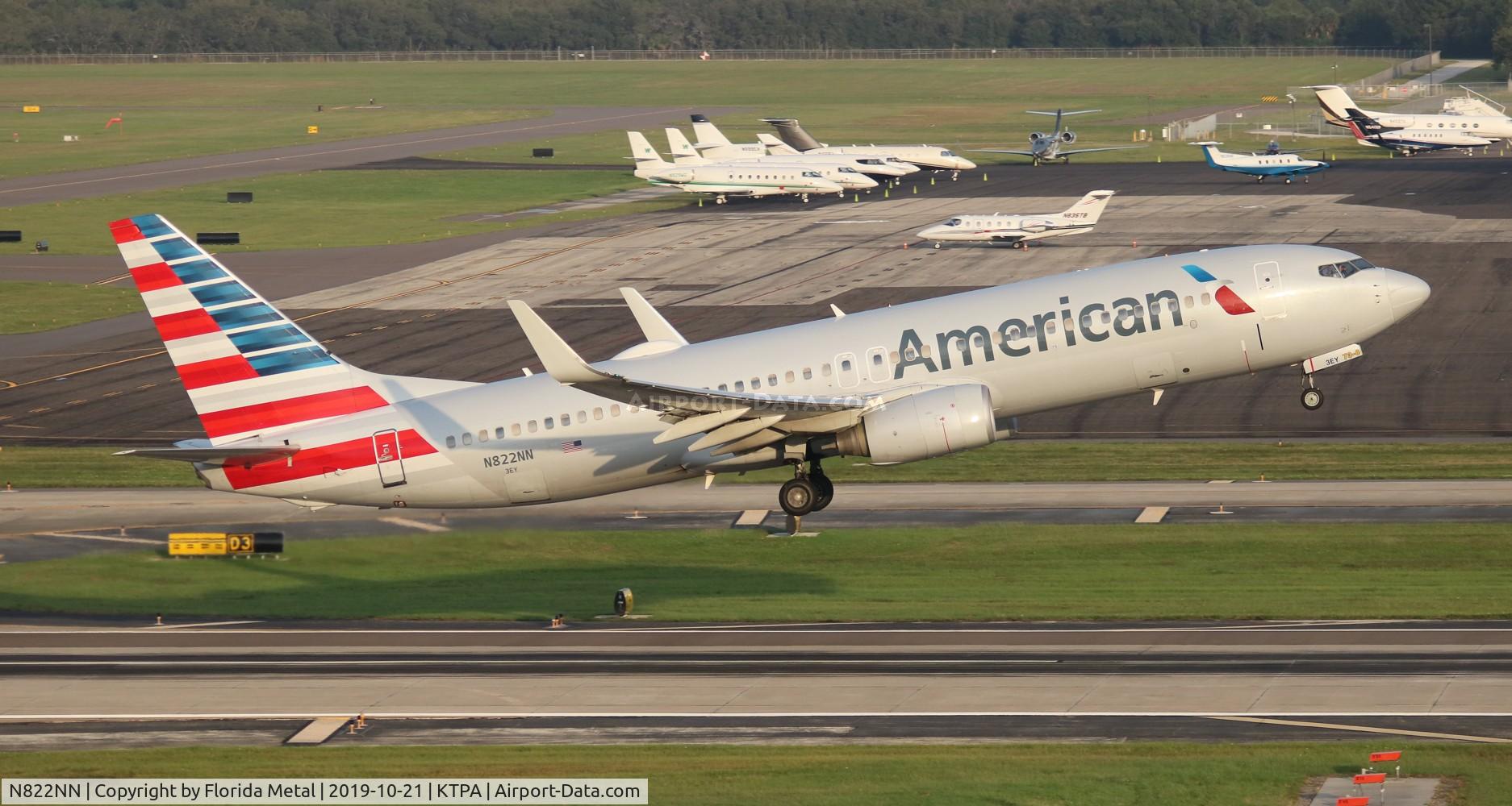 N822NN, 2009 Boeing 737-823 C/N 31085, TPA spotting 2019