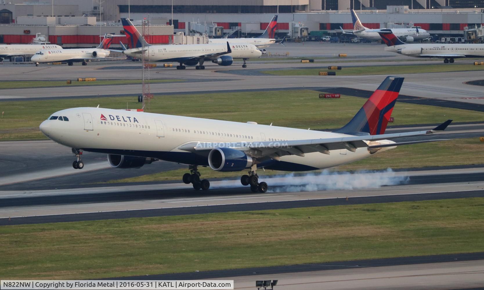 N822NW, 2015 Airbus A330-302 C/N 1627, ATL spotting 2016