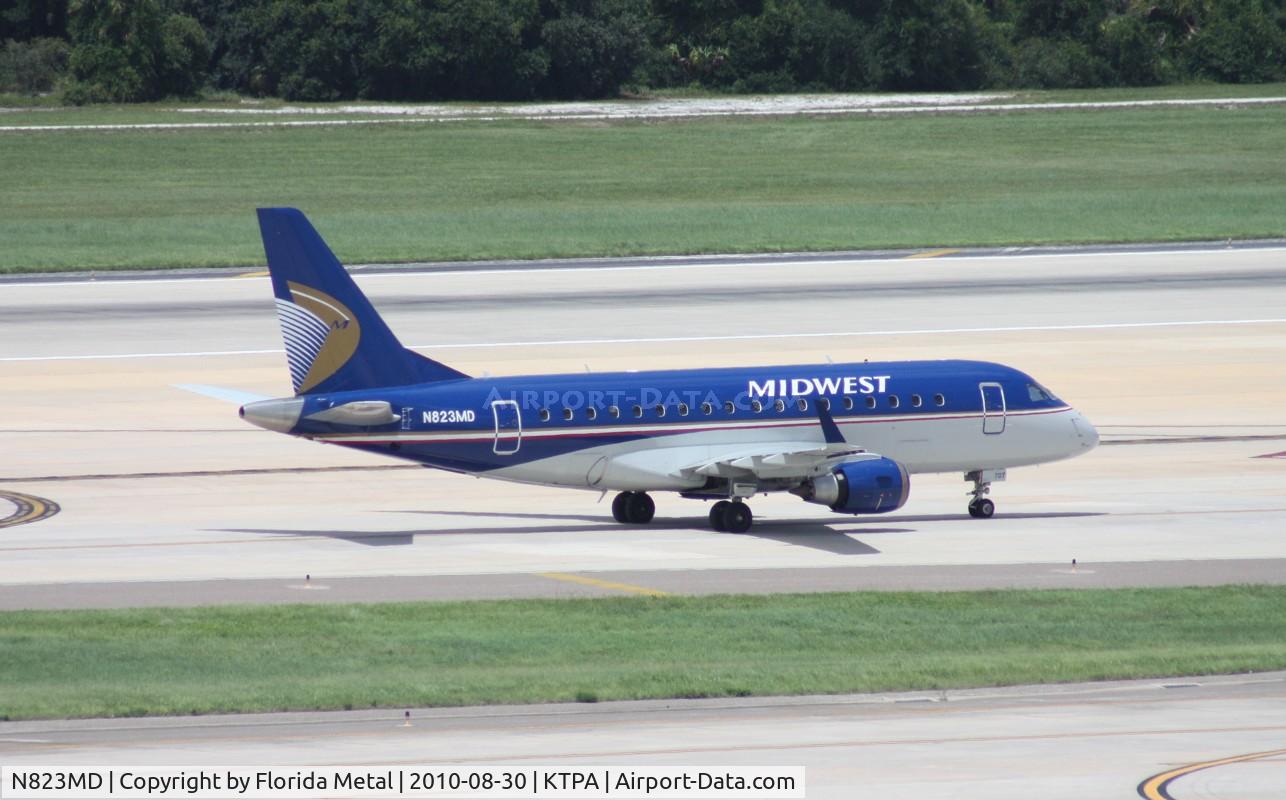 N823MD, 2005 Embraer 170SU (ERJ-170-100SU) C/N 17000044, TPA spotting 2010