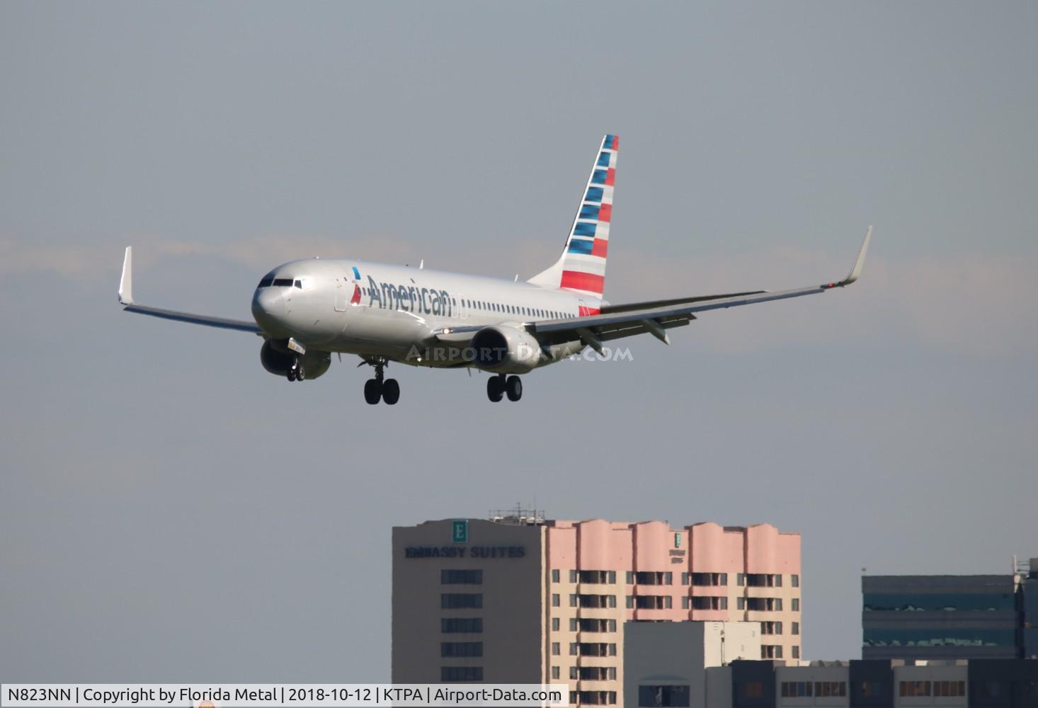 N823NN, 2010 Boeing 737-823 C/N 29560, TPA spotting 2018