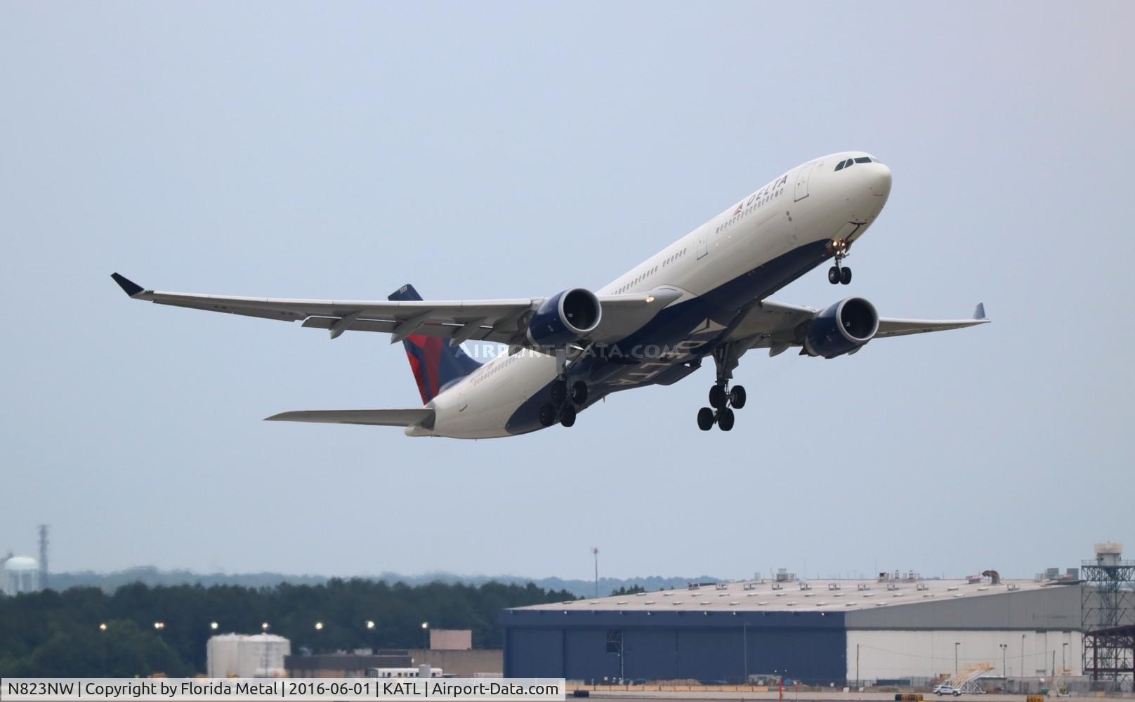 N823NW, 2015 Airbus A330-302 C/N 1628, ATL Spotting 2016
