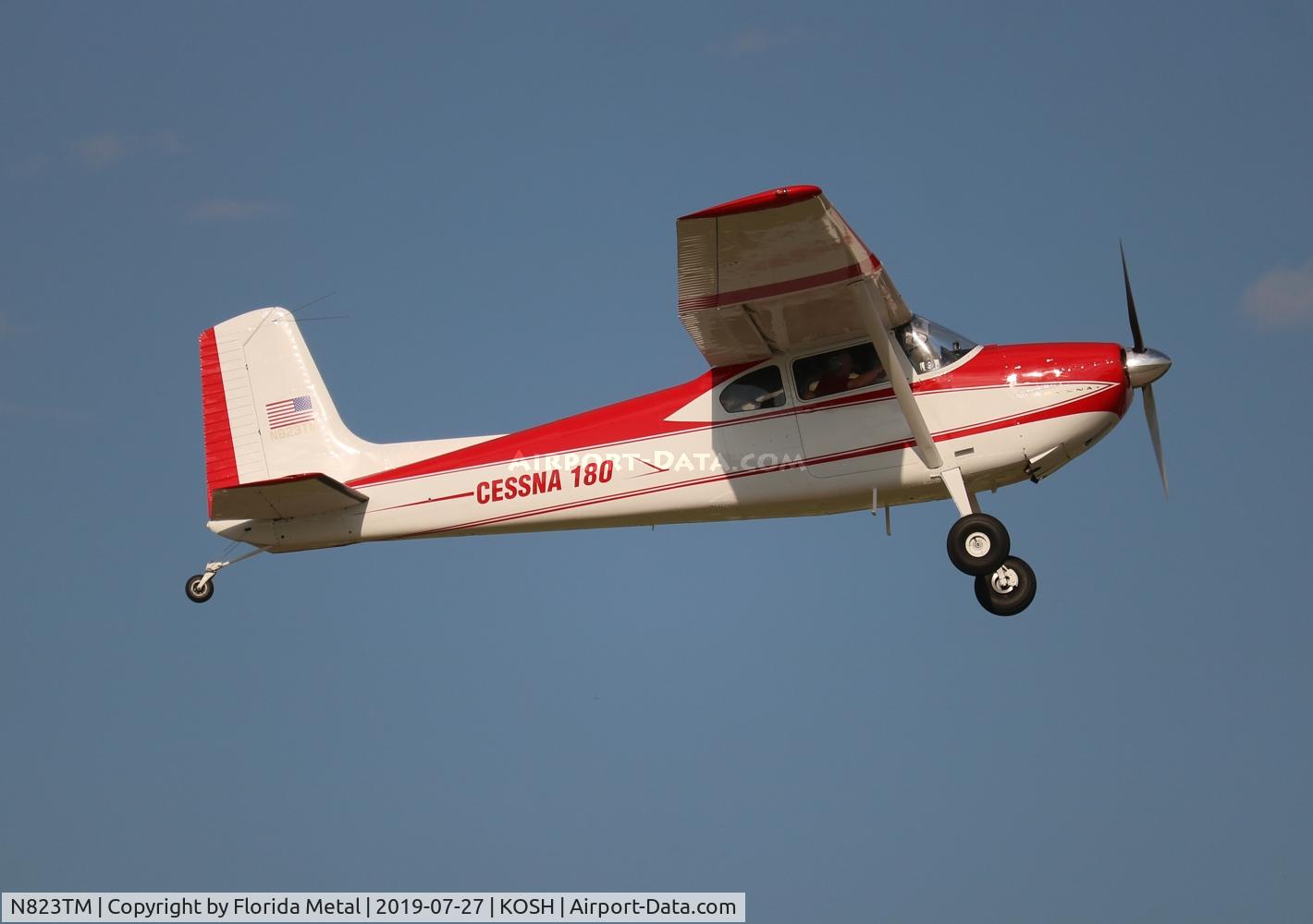 N823TM, 1955 Cessna 180 Skywagon C/N 32140, EAA OSH 2019