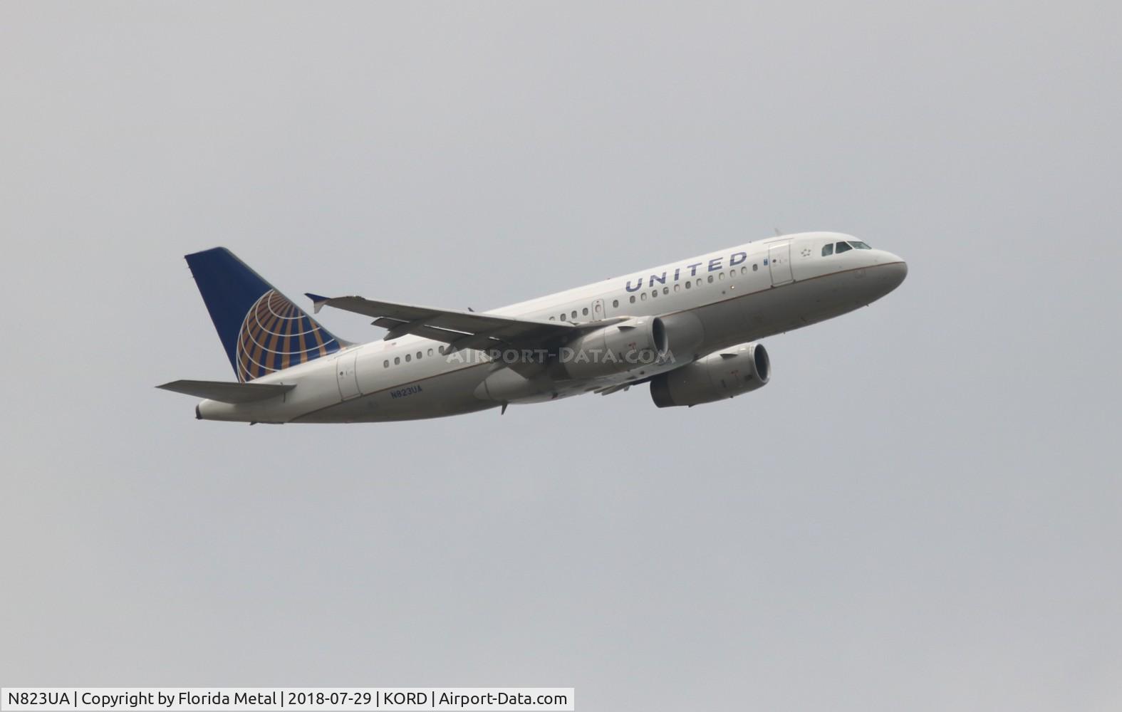 N823UA, 1998 Airbus A319-131 C/N 952, ORD spotting 2018