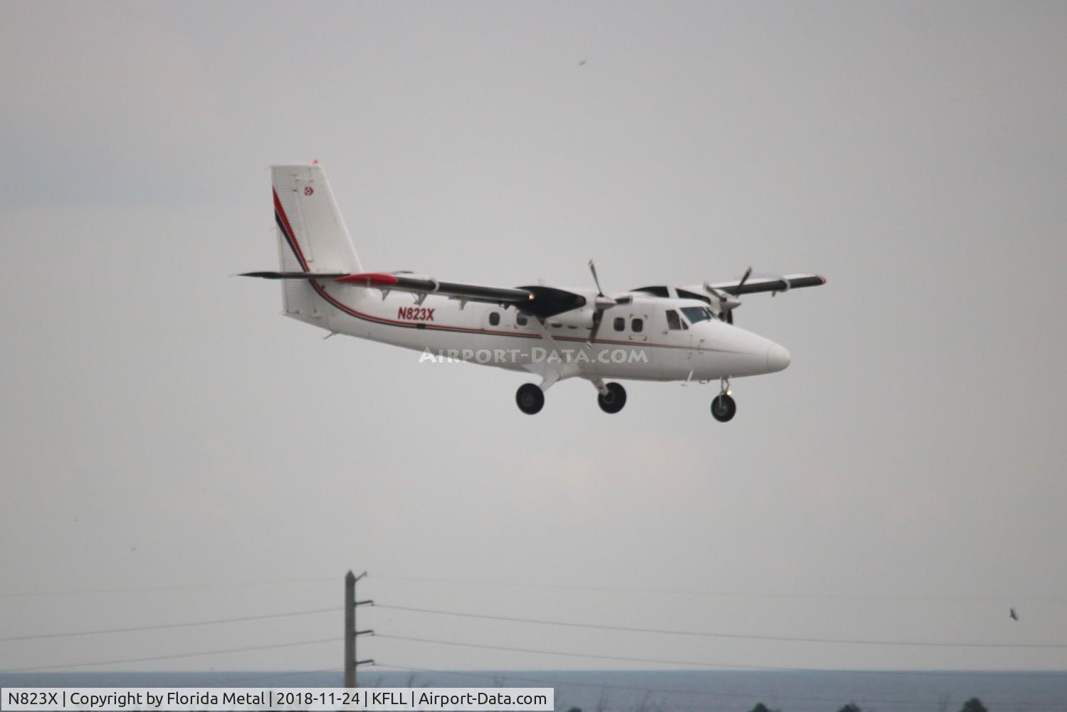 N823X, 1985 De Havilland Canada DHC-6-300 Twin Otter C/N 823, FLL spotting 2018