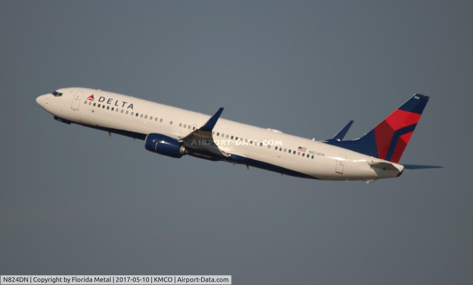 N824DN, 2014 Boeing 737-932/ER C/N 31935, MCO spotting 2017