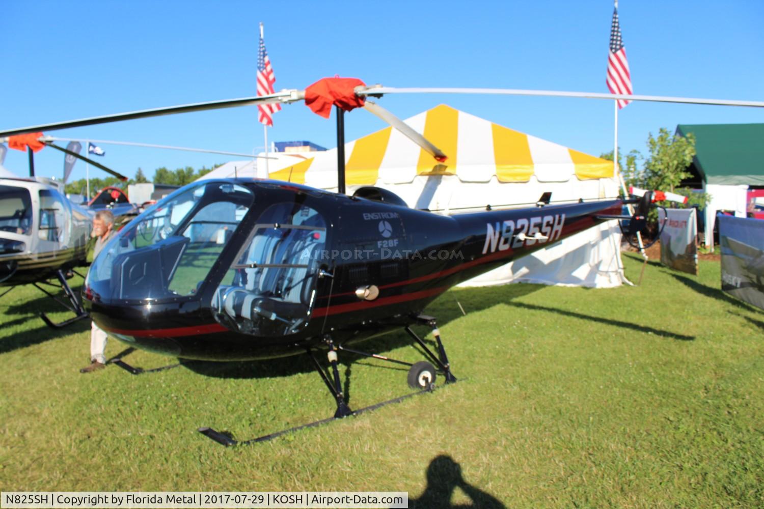 N825SH, 2009 Enstrom F-28F Falcon C/N 827, EAA OSH 2017