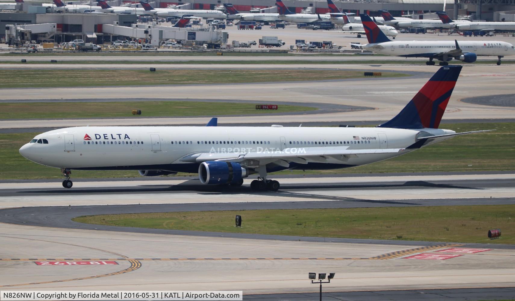 N826NW, 2016 Airbus A330-302 C/N 1701, ATL Spotting 2016