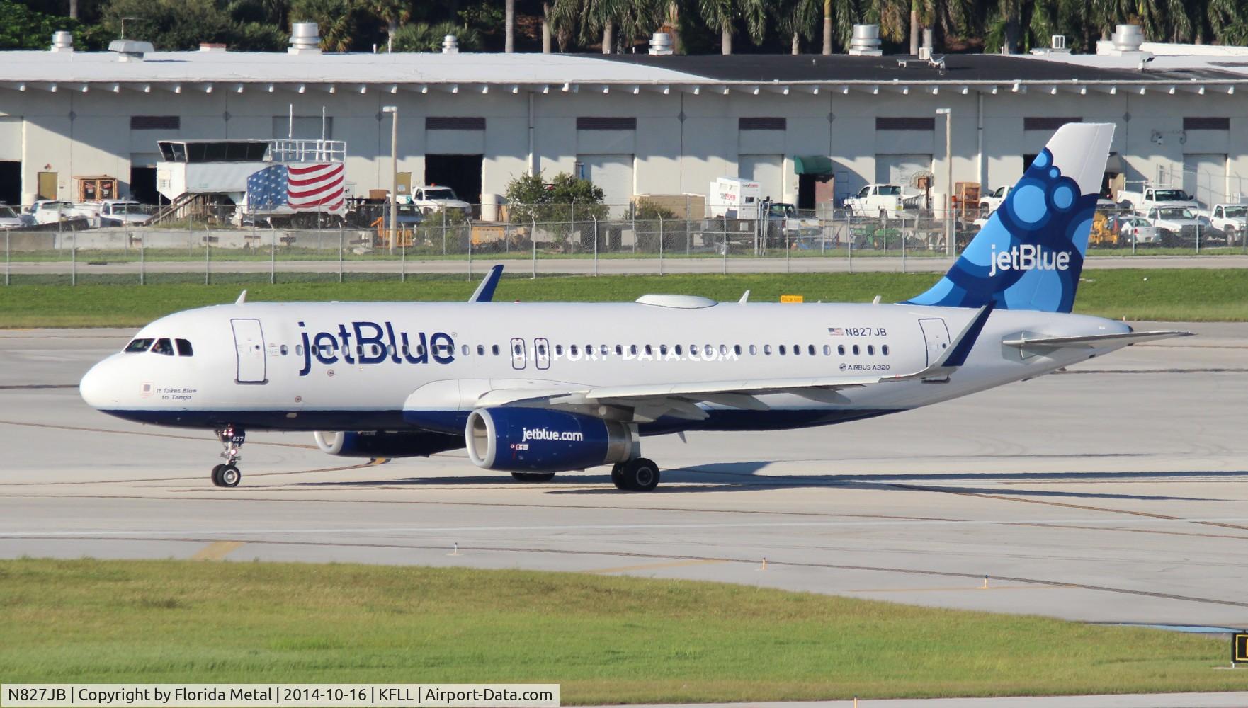 N827JB, 2013 Airbus A320-22 C/N 5677, FLL spotting 2014