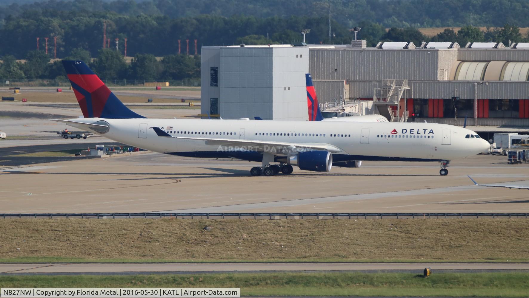 N827NW, 2016 Airbus A330-301 C/N 1716, ATL spotting 2016