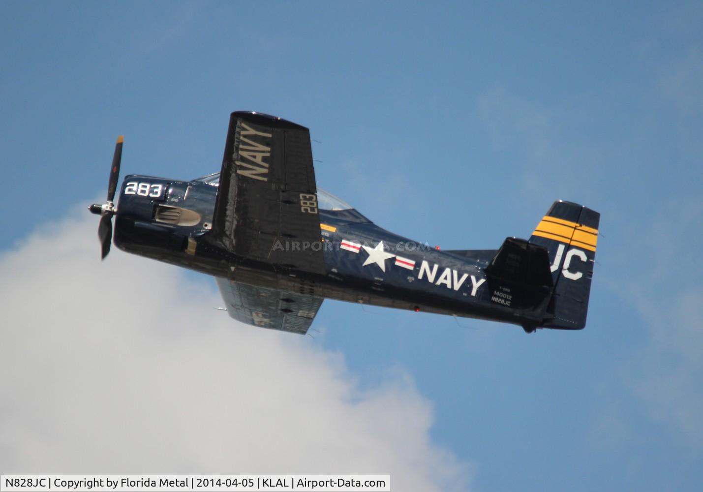 N828JC, 1955 North American T-28B Trojan C/N 219-11, SNF LAL 2014
