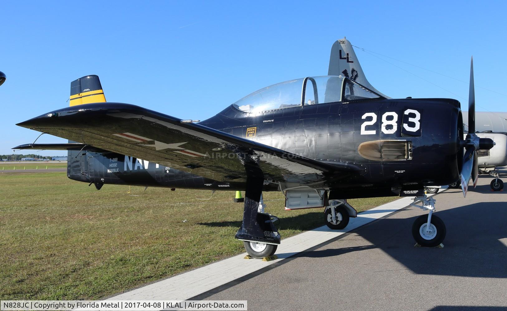 N828JC, 1955 North American T-28B Trojan C/N 219-11, SNF LAL 2017