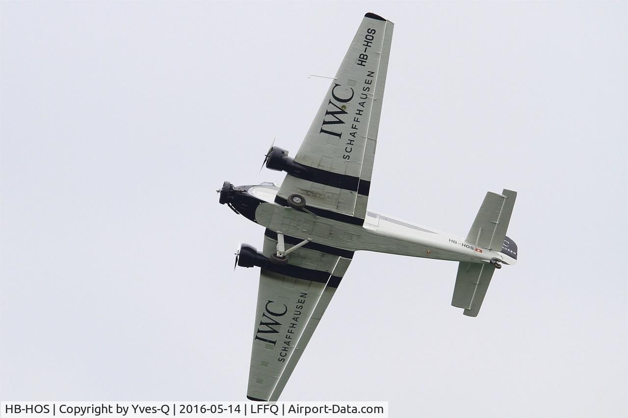HB-HOS, 1939 Junkers Ju-52/3m g4e C/N 6580, Junkers Ju-52-3m g4e, On display, La Ferté-Alais airfield (LFFQ) Air show 2016