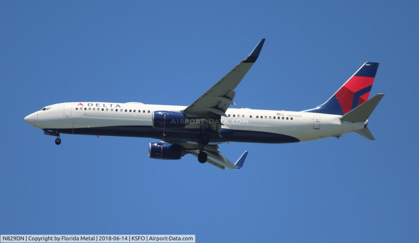 N829DN, 2014 Boeing 737-932/ER C/N 31941, SFO spotting 2018