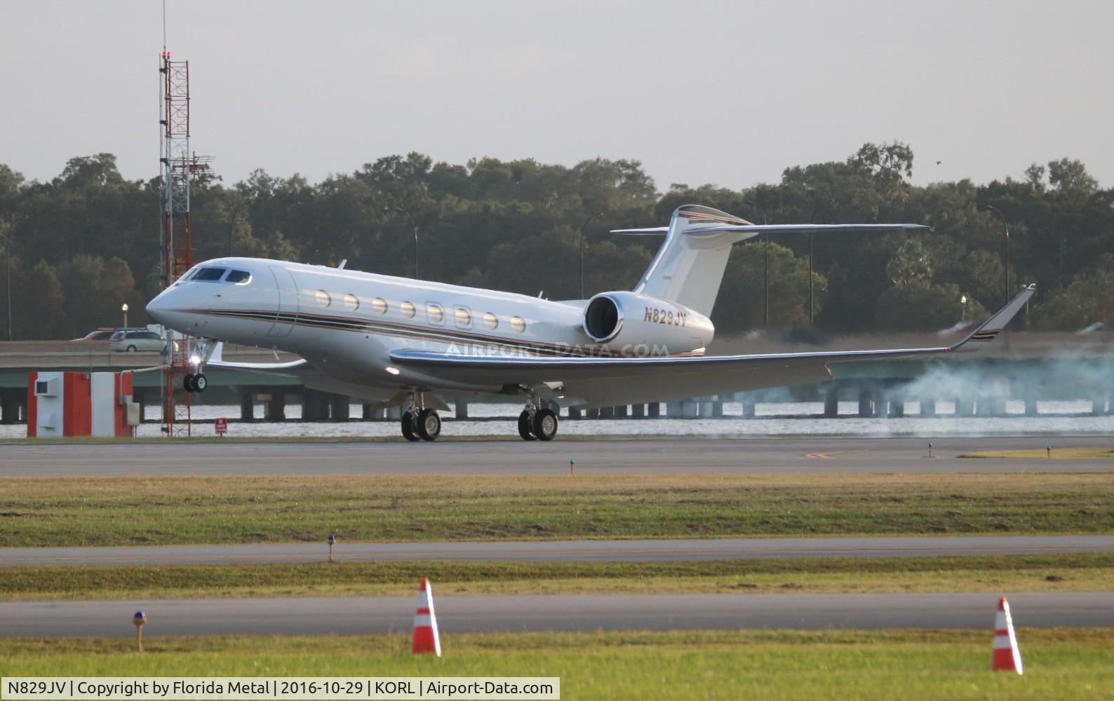 N829JV, 2013 Gulfstream Aerospace G650 (G-VI) C/N 6044, NBAA ORL 2016