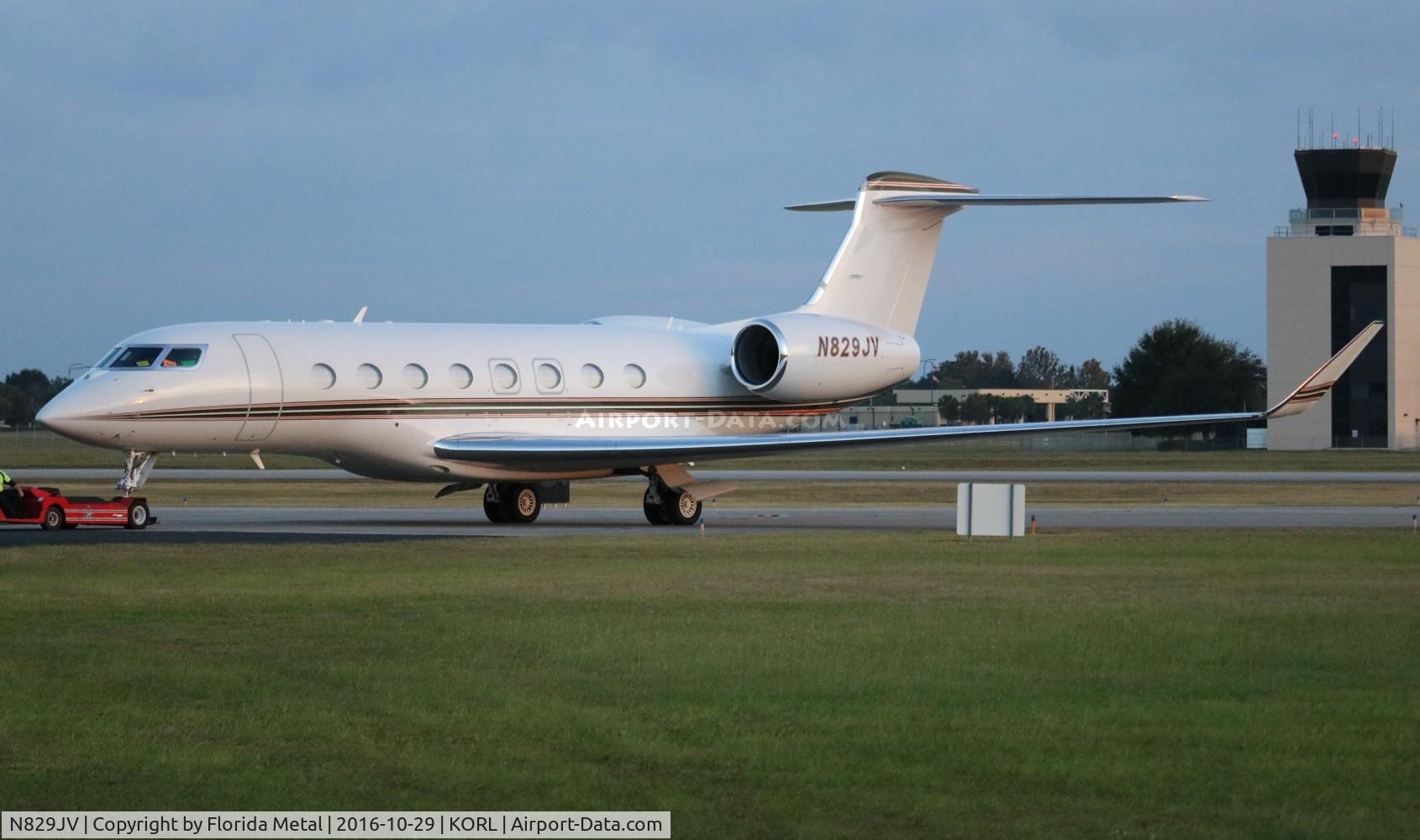 N829JV, 2013 Gulfstream Aerospace G650 (G-VI) C/N 6044, NBAA ORL 2016
