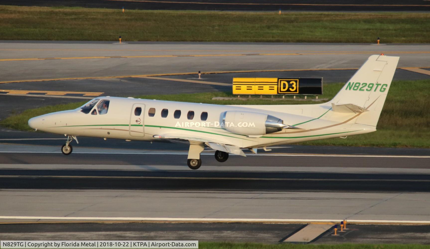 N829TG, Cessna S550 Citation IIS C/N S550-0010, TPA spotting 2018