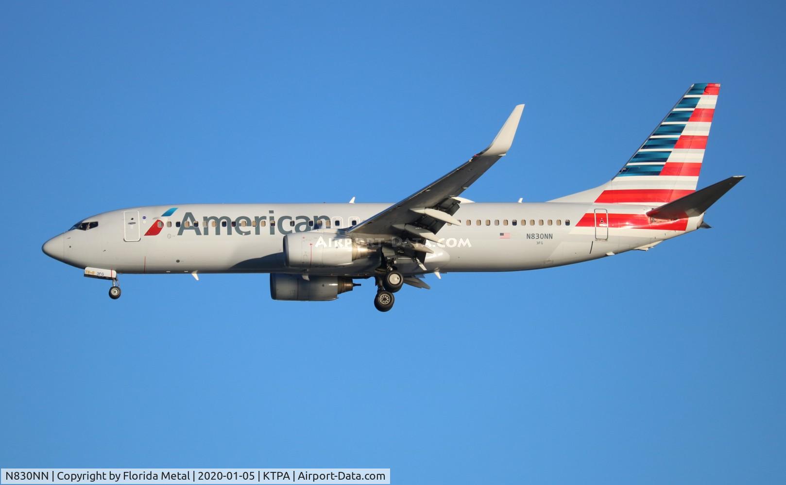 N830NN, 2010 Boeing 737-823 C/N 31091, TPA spotting 2020