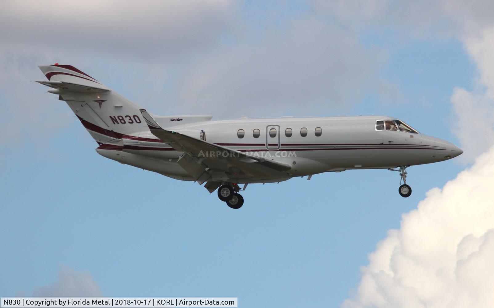 N830, 2006 Raytheon Hawker 850XP C/N 258782, NBAA ORL 2018