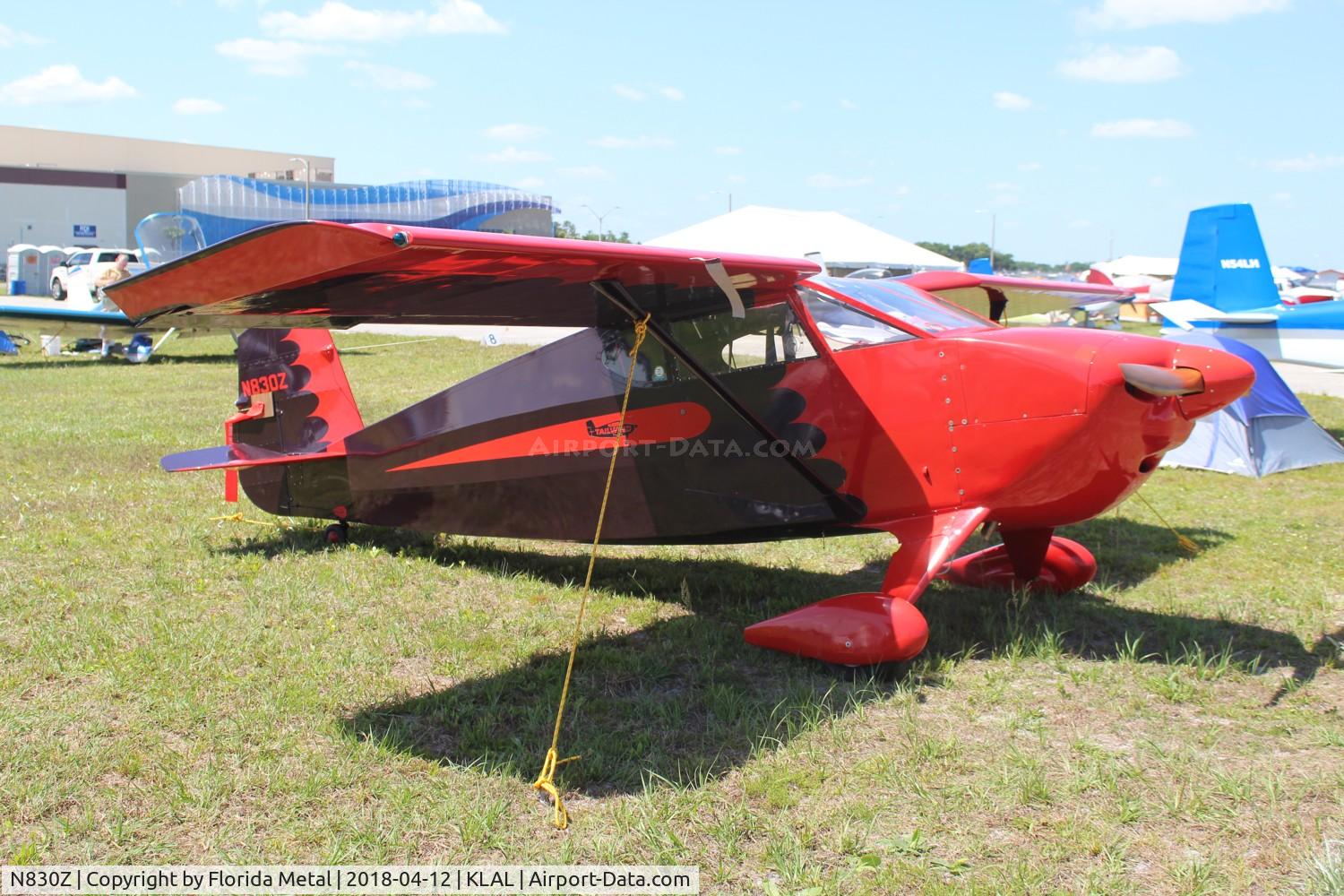 N830Z, Wittman W-8 Tailwind C/N 1101, Wittman Tailwind