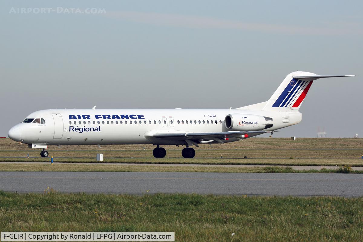 F-GLIR, 1994 Fokker 100 (F-28-0100) C/N 11509, at cdg