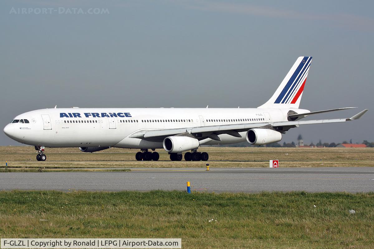 F-GLZL, 1998 Airbus A340-313X C/N 210, at cdg