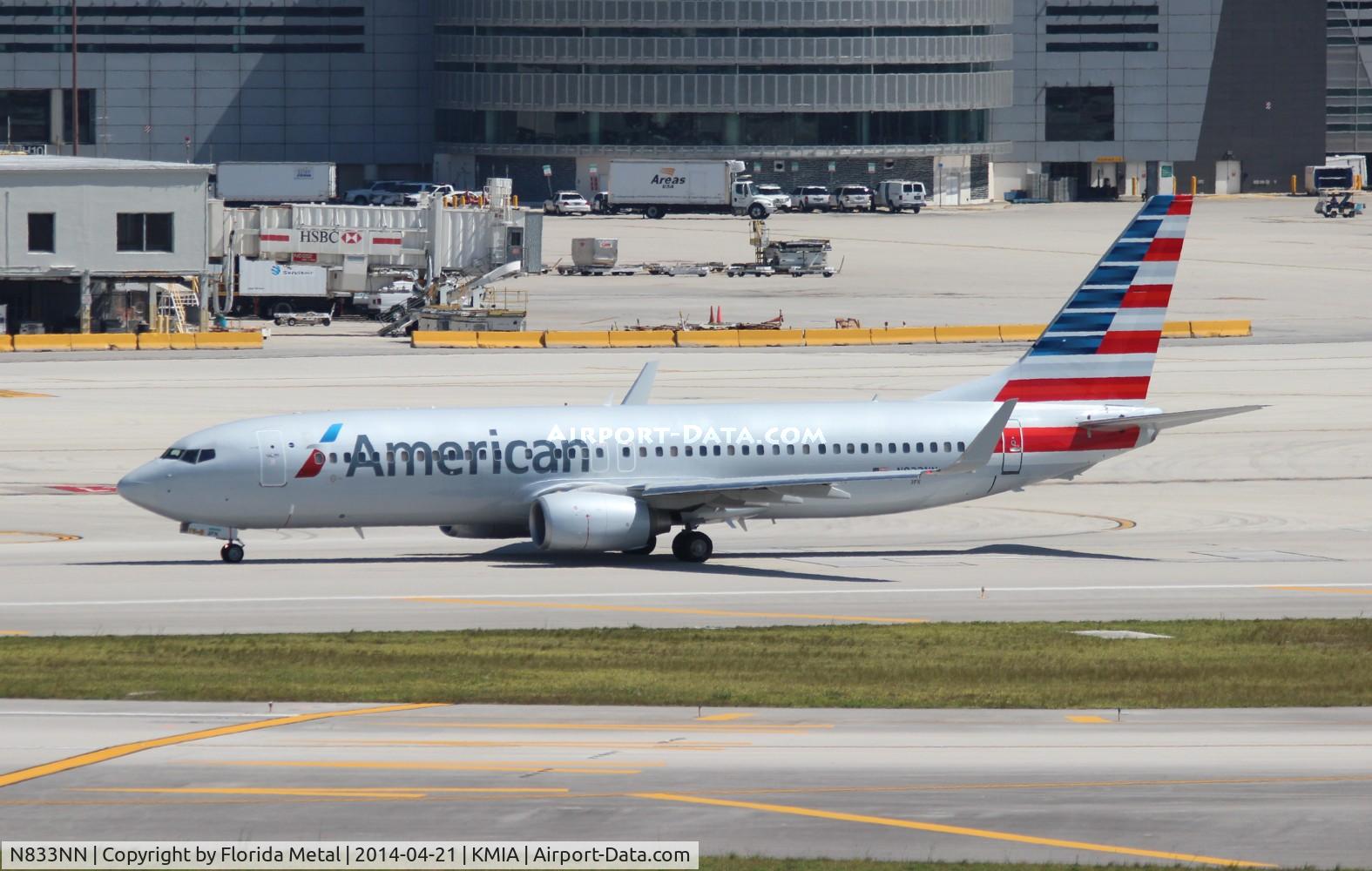 N833NN, 2010 Boeing 737-823 C/N 31093, MIA spotting 2014